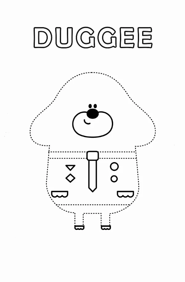 Duggee Colouring Sheet